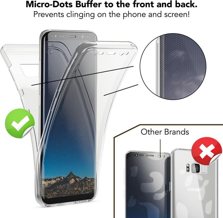 Actual product image Nalia 360 degree mobile phone case (Samsung Galaxy S8+)