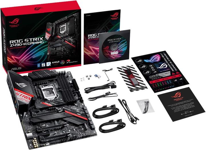 Produktbild ASUS ROG Strix Z490-H Gaming (LGA 1200, Intel Z490, ATX)