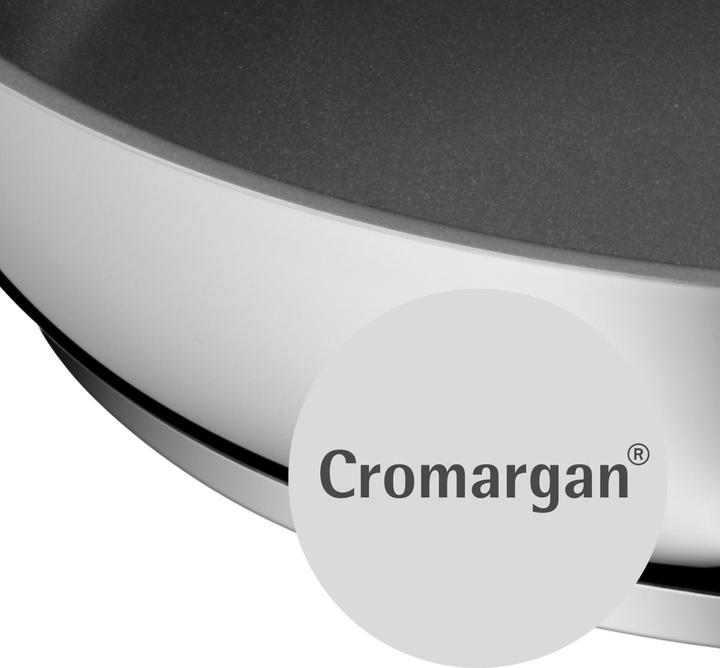 Productafbeelding WMF Roestvrijstalen koekenpan met antiaanbaklaag 28 cm Inductie Durado coating (28 cm, Koekenpan, Roestvrij staal)