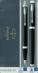 Immagine prodotto Parker Penna stilografica DuoSet IM C.C. Nero (Argento, Nero, 2 x)