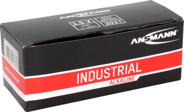 Actual product image Ansmann Industrial Baby Alkali-Manganese (10 pcs., C, 7200 mAh)
