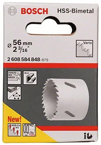 Actual product image Bosch Professional Zubehör Hole saw HSS bimetal for standard adapter, 56 mm, 2 3/16-inch (56 millimetres)