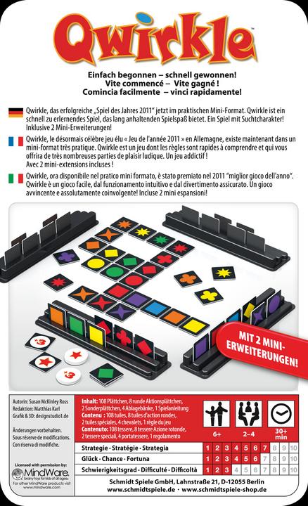 Produktbild Schmidt Spiele Qwirkle (Bring-mich-mit) (Deutsch)