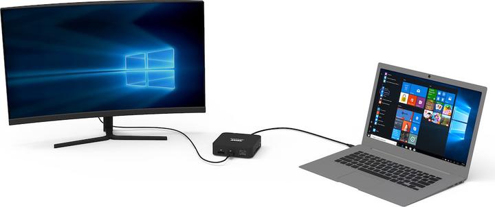 Actual product image Port Designs Docking Type C Travel 2 X (USB-C, 2 Ports)