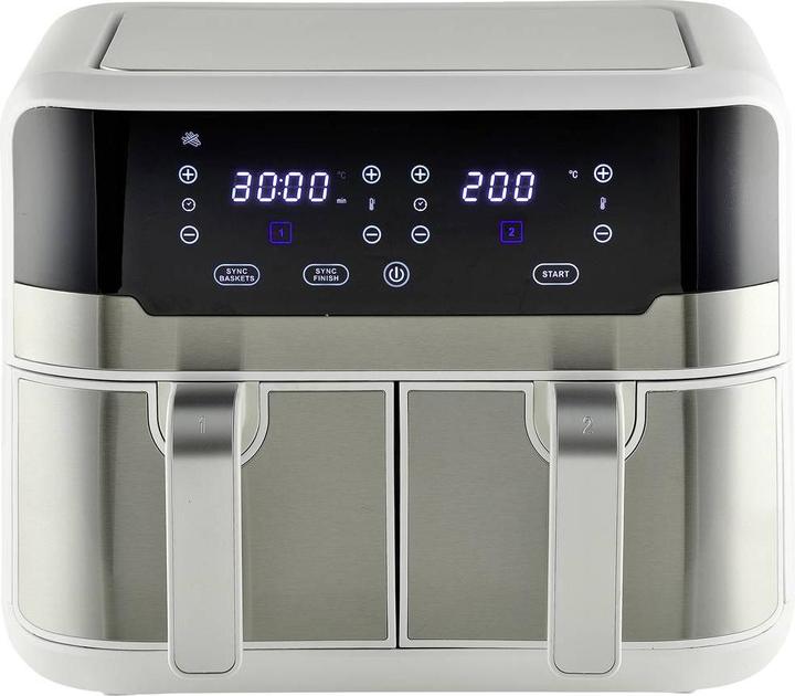 Actual product image MasterPRO Hot air fryer 2400W non-stick coating, cool-touch housing, timer function, with di