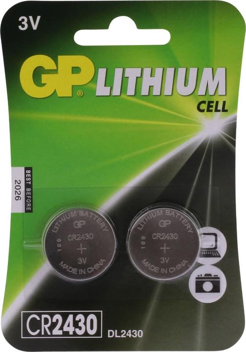 Actual product image GP Batteries CR 2430 Lithium (2 pcs., CR2430, 300 mAh)