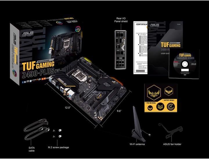 Immagine prodotto ASUS TUF Gaming Z490-PLUS (wi-fi) (LGA 1200, Intel Z490, ATX)