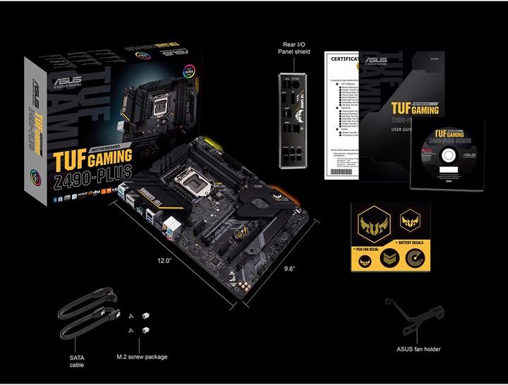 Immagine prodotto ASUS TUF Gaming Z490-PLUS (LGA 1200, Intel Z490, ATX)