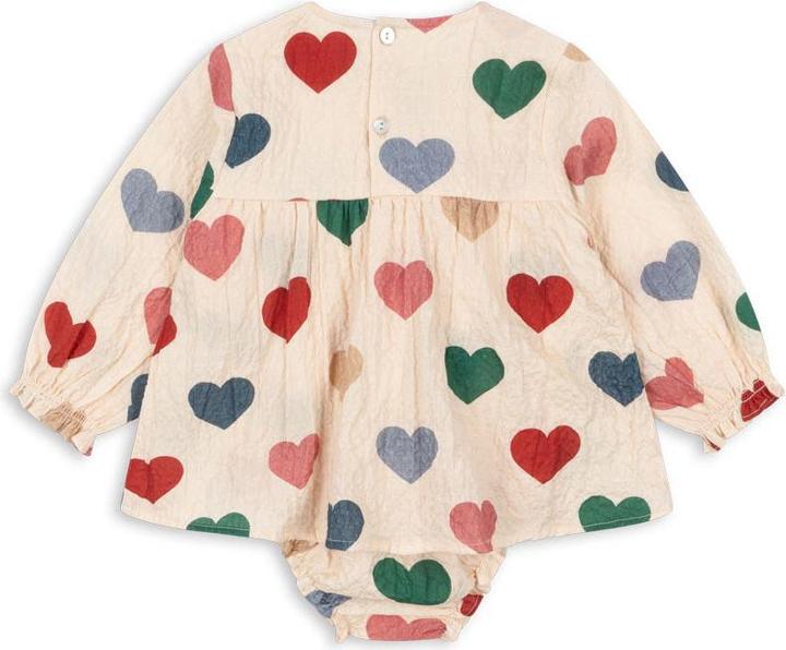Produktbild Konges Slojd Elin Strampler Bon Coeur Colore Frappe (86)