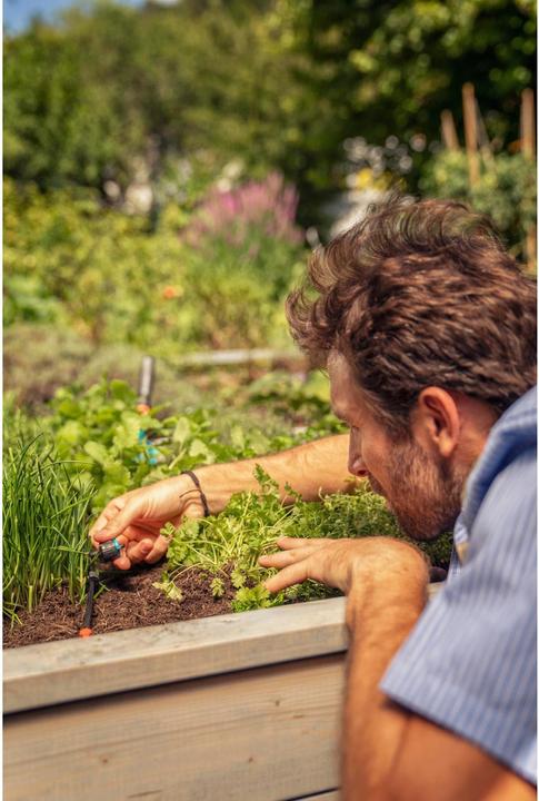 Produktbild Gardena Regulierbarer Reihentropfer (5x) (Tropfbewässerung Tropfer)