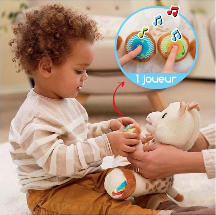 Image du produit Vulli Sophie la girafe peluche Touch and Music (27 cm)