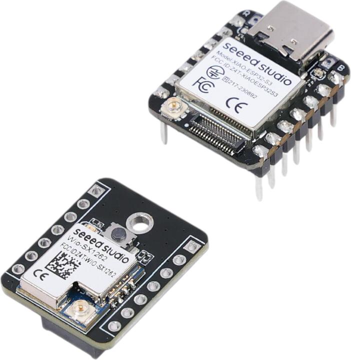 Actual product image Seeed Studio XIAO ESP32 S3 with Wio-SX1262 Lora Meshtastic Kit