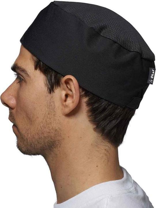 Actual product image Le Chef Unisex Adult Plain Chef Skull Cap