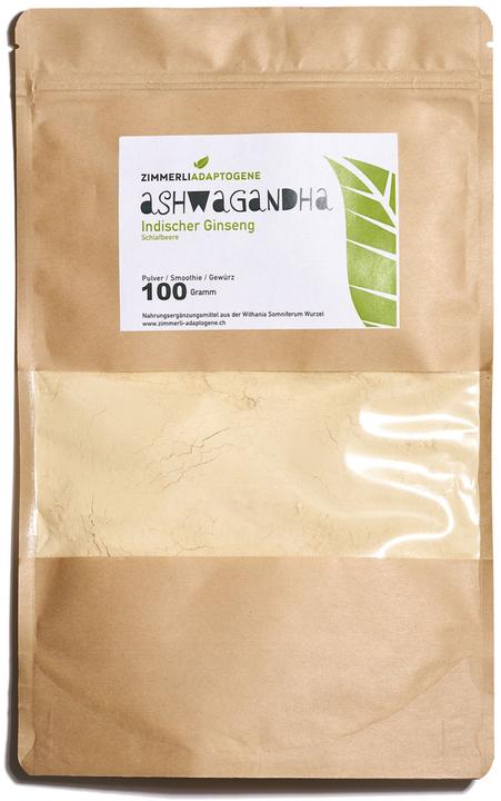 Immagine prodotto Zimmerli Adaptogene Ashwagandha in polvere (BIO) (1 Pezzo/i, Polvere, 100 g)