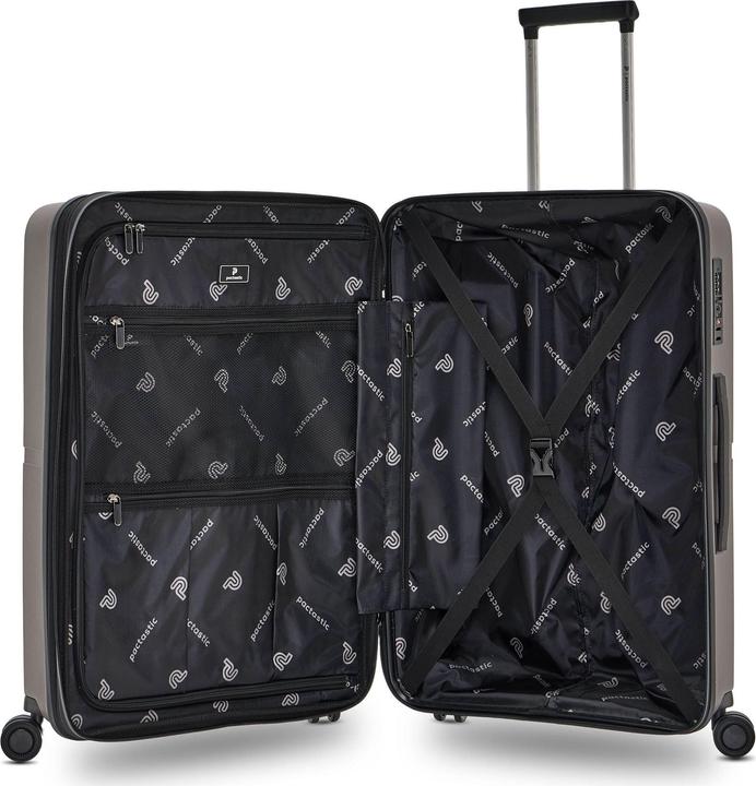 Actual product image Pactastic Collection 01 4-wheel trolley 67 cm with expansion pleat (71 l, M (50 - 90l))