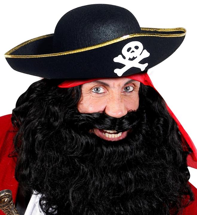 Image du produit Fasnacht Chapeau de pirate avec crâne