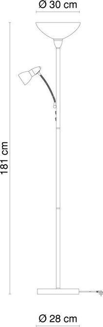 Actual product image Globo Floor lamp Blade (E27)