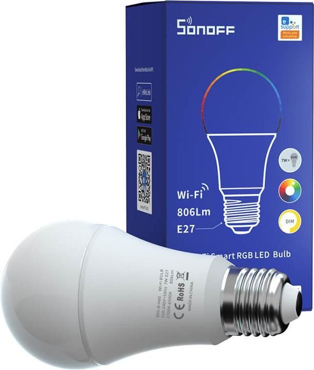 Actual product image Sonoff Light source B05-BL-A60 (E27, 9 W, 806 lm, 1 x, G)