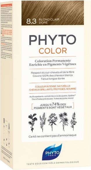 Image du produit Phyto Phytocolor 8 3 Blond Cleansing D. (8.3 Blond doré clair)
