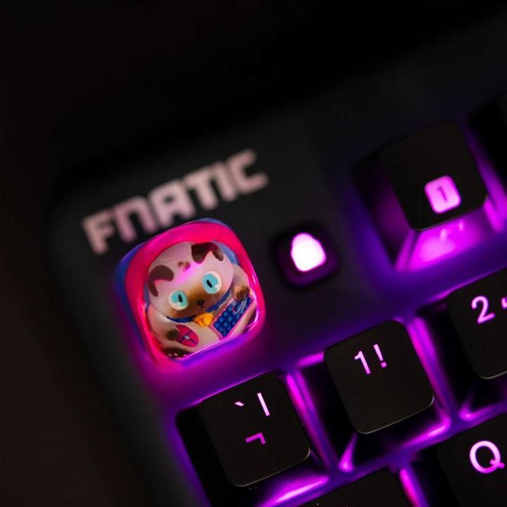 Actual product image Fnatic Artisan Keycap Loeya - blue