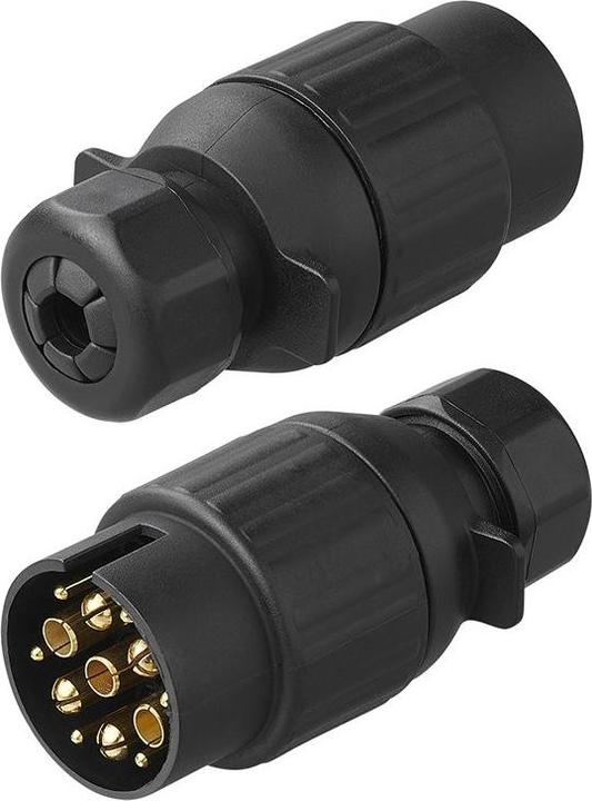 Produktbild ProPlus Stecker 13-polig PVC System Multicon West im Blister