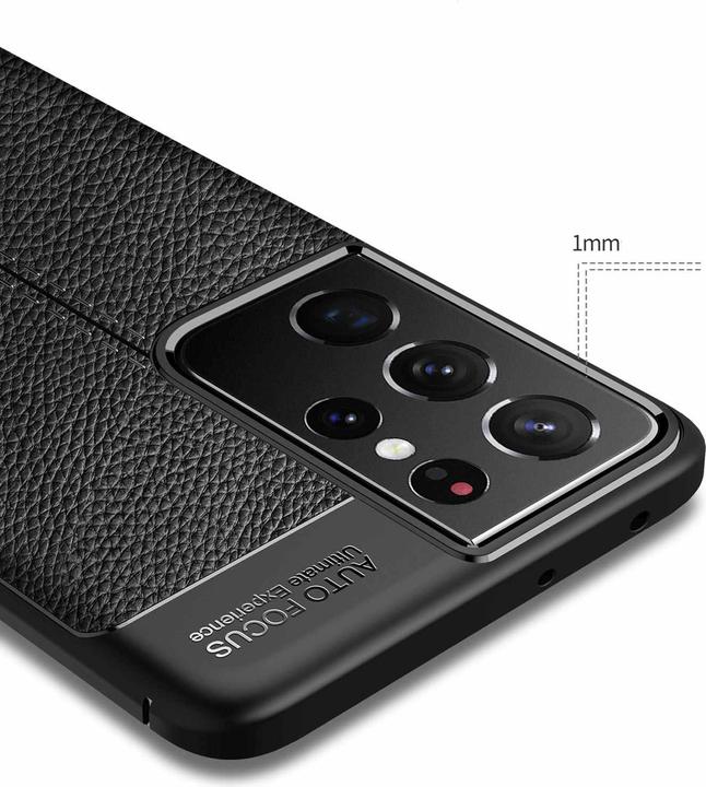 Image du produit Cadorabo TPU Cover similicuir structure (Samsung Galaxy S21 Ultra)