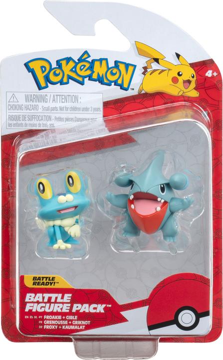 Produktbild Pokémon Battle Figure - Gible & Froakie (PKW3013)