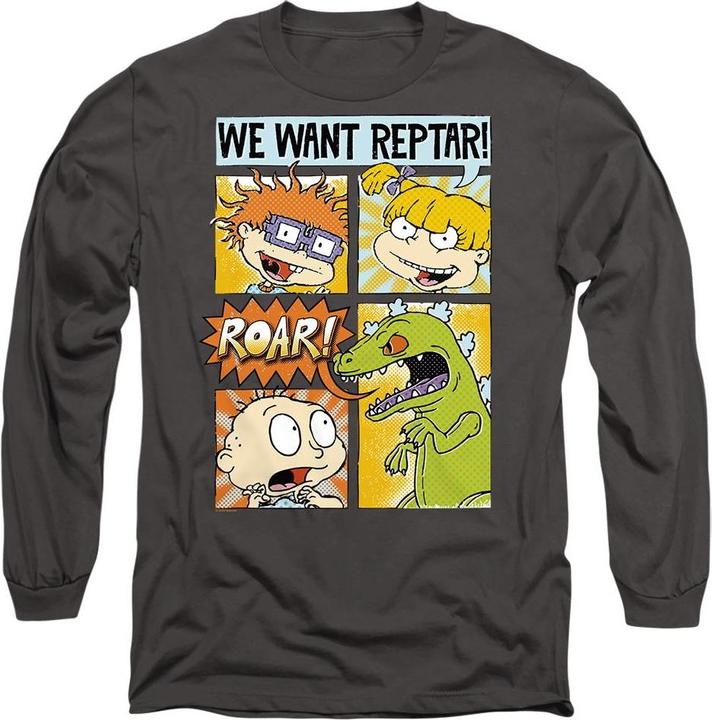 Immagine prodotto Rugrats We Want Reptar! Maglietta Comic Adulto Unisex (M)