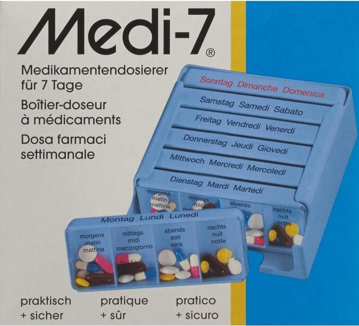 Image du produit Medi-7 Doseur de médicaments 7 jours