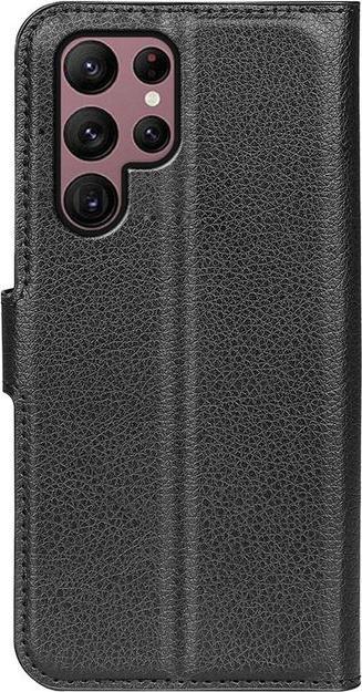 Actual product image MU Classic Litchi Leather Bookcover Series (Samsung Galaxy S23 Ultra)