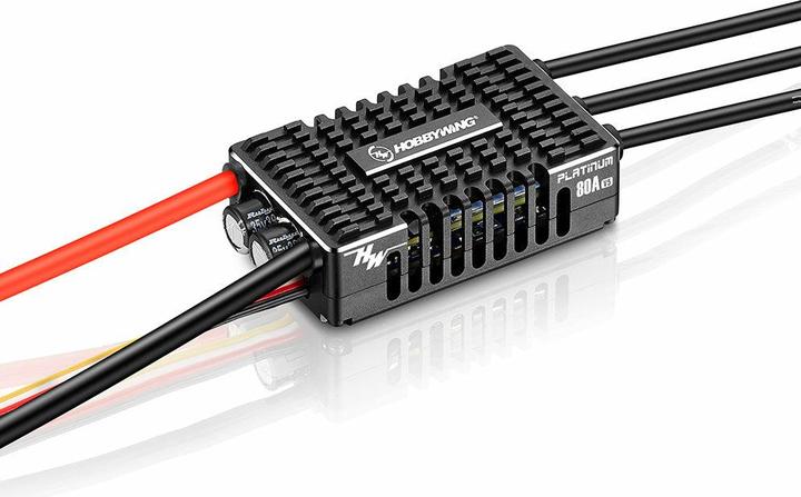 Immagine prodotto Hobbywing Regolatore Platinum Pro 80A V5 3-8s, BEC 8A