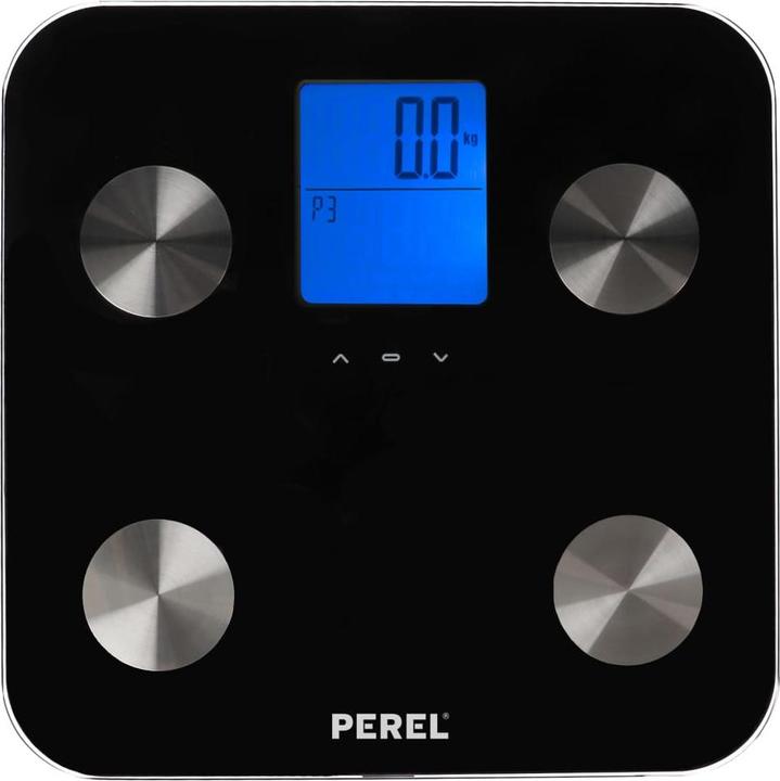 Image du produit Perel PÈSE-PERSONNE IMPÉDANCEMÈTRE NUMÉRIQUE - 180 kg / 100 g (180 kg)