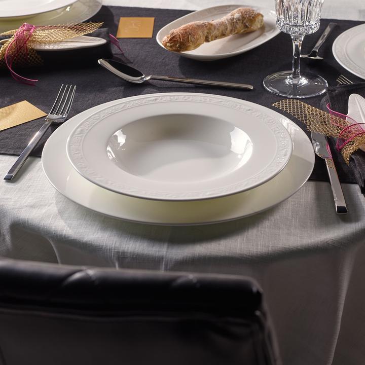Actual product image Villeroy & Boch White Pearl Teller-Set (6 Piece)