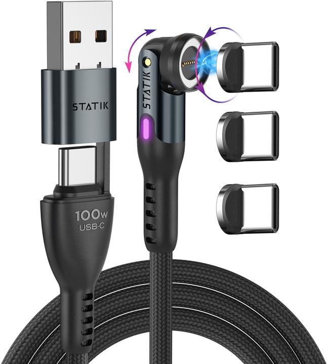 Produktbild Statik 360 PRO - USB-C Kabel (2 m, USB 2.0, 100 W)
