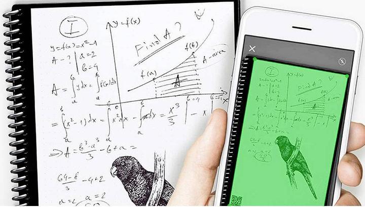 Immagine prodotto Dreiklang-be smart Taccuino riscrivibile Dreiklang con planner, DIN A5, linee e griglia a punti (A5, Quadretti, Righe)