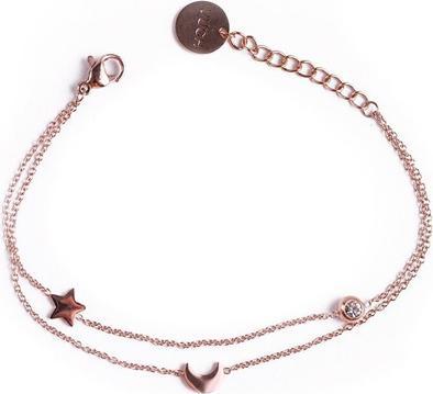 Vuch Fashionable steel bracelet Infinity Rosegold (L)