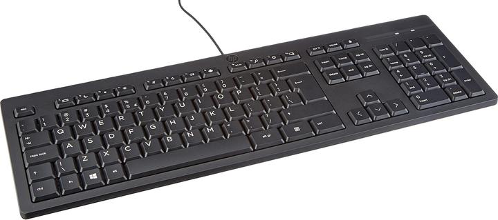 Actual product image HP 125 Keyboard USB (Eng. Int., Cable)