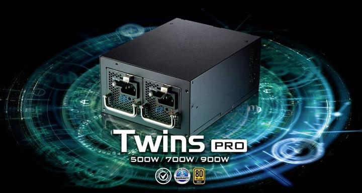 Actual product image Fortron PC power supply Twins PRO 500 80+ Gold (500 W)