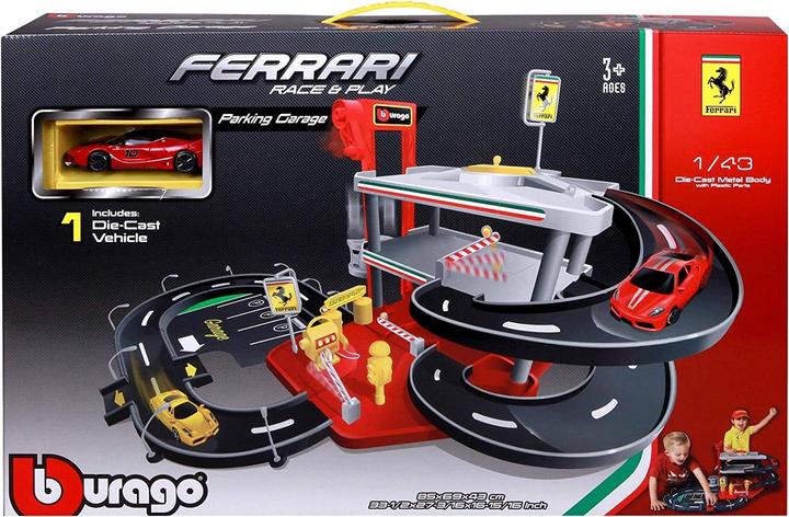 Actual product image Bburago Ferrari parking garage