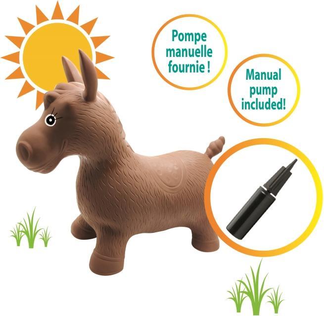 Immagine prodotto Lexibook Cavallo gonfiabile di peluche (BGP050)
