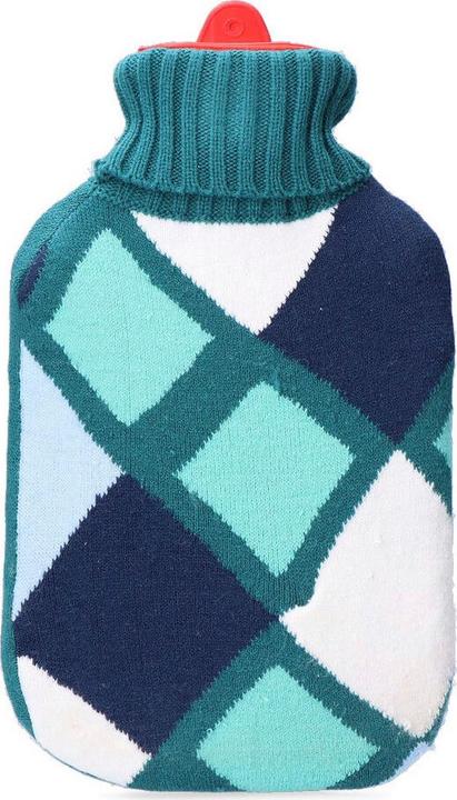 Actual product image EDM Hot water bottle blue wool (2 L) (2 l)