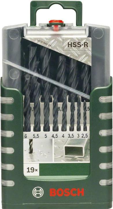 Actual product image Bosch Professional Zubehör Metal drill bit set (1 mm, 1.5 mm, 2 mm, 2.5 mm, 3 mm, 3.5 mm, 4 mm, 4.5 mm, 5 mm, 5.5 mm, 6 mm, 6.5 mm, 7 mm, 7.5 mm, 8 mm, 8.5 mm, 9 mm, 9.5 mm, 10 mm)