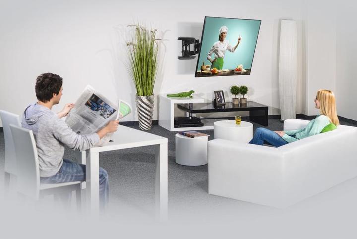Image du produit Hama Support TV mural FULLMOTION, 3 étoiles, 229 cm (90"), noir (Mur, 90.16", 50 kg)