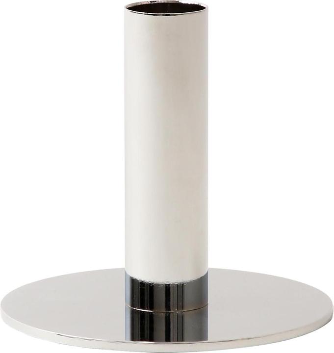Actual product image Esmée Candle holder for pillar candles in silver, H 9.5 cm x Ø 10 cm