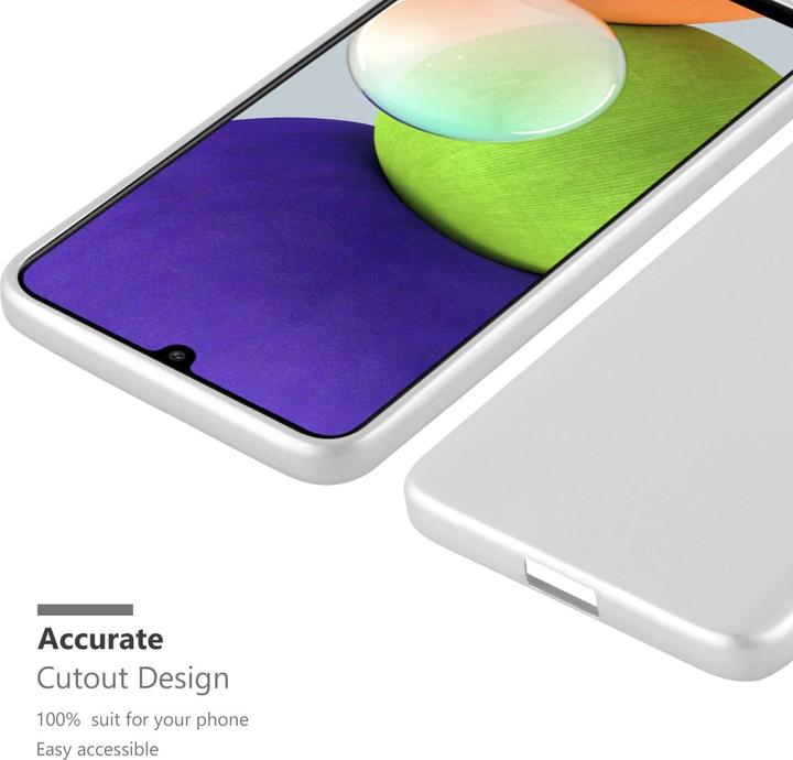 Produktbild Cadorabo TPU Matt Metallic Hülle (Samsung Galaxy M22, Samsung Galaxy A22, Samsung Galaxy A32)