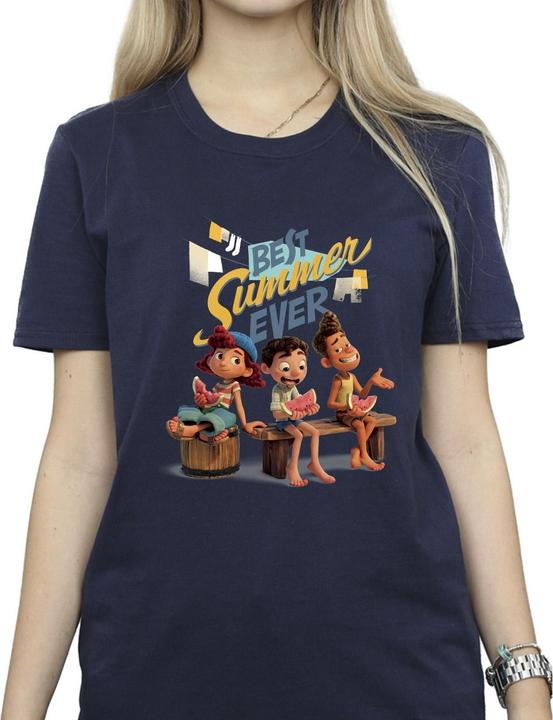 Immagine prodotto Disney Luca Best Summer Ever Maglietta Ampia Donna (XXL)