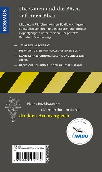 Actual product image Kosmos Essbare Pilze und ihre giftigen Doppelgänger (German, Hans E. Laux, Andreas Gminder, 2022)