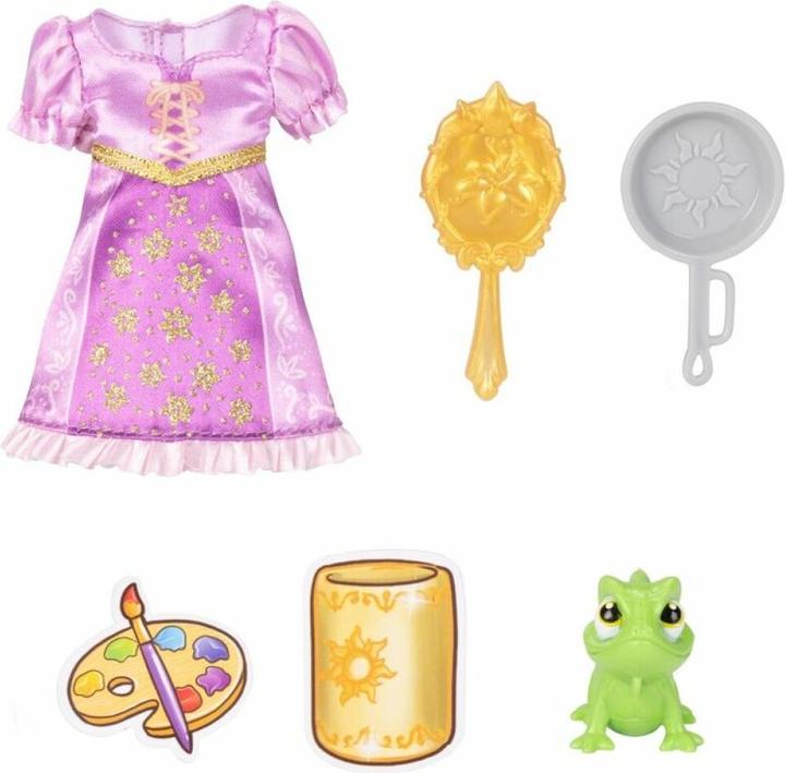 Actual product image Jakks Pacific Disney Princess 6 Inch Petite Doll with Extra Fashion & Accessories Longest Hair Rapunzel