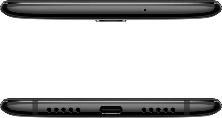 Actual product image OnePlus 6T (6GB) (128 GB, Mirror Black, 6.41", Dual SIM, 16 Mpx, 4G)