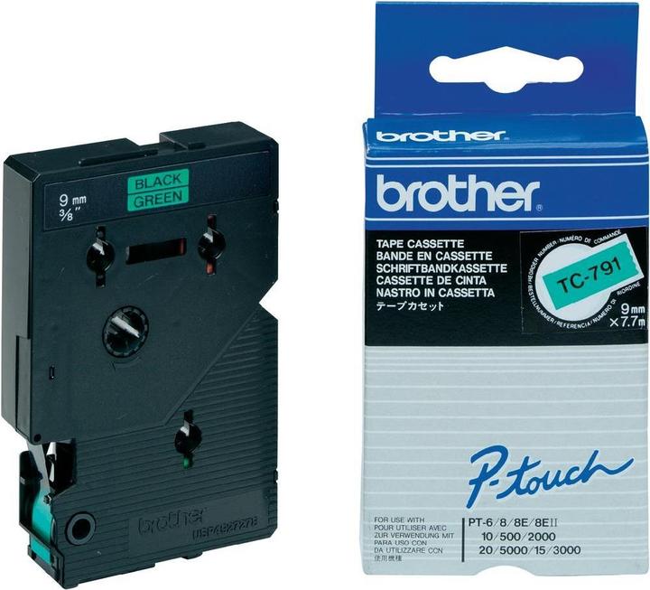 Actual product image Brother P-Touch (1.90 cm, Black)